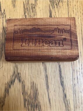 Ll Bean Vintage Cedar Wood Block Used 3x2x1" Anti Moth Clothing Preserver